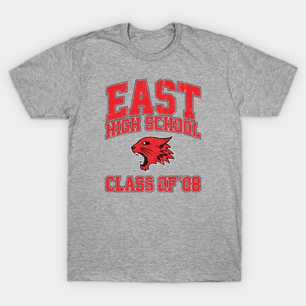 East High School Class of 08 (Variant) T-Shirt by huckblade